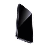 Apsauginis stiklas (m) Benks Glass Warrior safyro danga LS65 iPhone 16 Pro Max plonas kraštas - juodas (m)