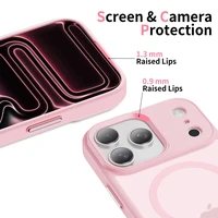 Tech-Protect MagMat MagSafe dėklas iPhone 17 Pro rožinis