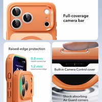 ESR Classic Hybrid MagSafe Case for iPhone 17 Pro Max - Clear Orange