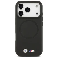 BMW M FW Metal Logo Magnetinis dėklas iPhone 17 Pro Max - juodas