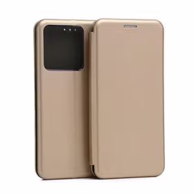 Beline Knygutės tipo dėklas Xiaomi Redmi Note 13 5G auksinis