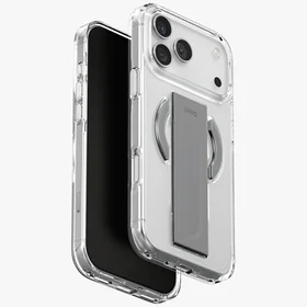 Uniq Heldro Air dėklas telefonui iPhone 17 Pro Max Magnetinis įkrovimas - skaidrus