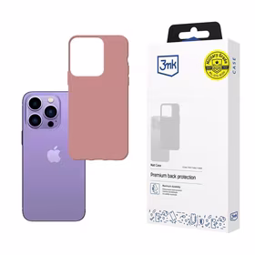 Dėklas iPhone 14 Pro Max iš 3mk Matt Case serijos - rožinė