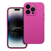 Dėklas telefonui SILICONE 2mm IPHONE 14 Pro rožinis