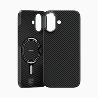 Benks Magnetinis Armor Air Kevlar Dėklas telefonui su metalo rėmu 600D (0067) juodas