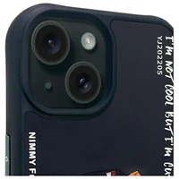 Nimmy Akiniai Kietas Katinas dėklas telefonui iPhone 15 - juodas