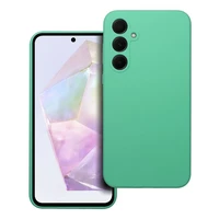 Dėklas telefonui SILICONE 2mm SAMSUNG A35 5G mėtinai žalias
