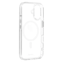 Liavec Blizgus Magnetinis Skaidrus dėklas telefonui Iphone 16 balta