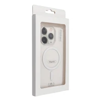 Drop Glue Spalvotas Žiedas Magnetinis Dėklas suderinamas su MagSafe IPHONE 17 Pro Max balta