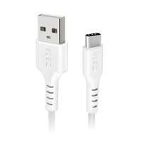 SBS TECABLEMICROC15W USB-A - USB-C kabelis 1,5 m - baltas