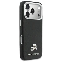 Karl Lagerfeld case for iPhone 17 Pro Max 6,9" HC MAGSAFE PU FW W/ K&C HEAD PIN BLACK