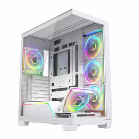 MODECOM kompiuterio korpusas VOLCANO STELLAR PLUS ARGB MIDI 5F Balta