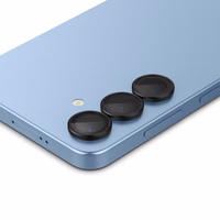 Spigen Optik Pro GLAS.TR EZ FIT 2 komplekti kameros dangteliui Samsung Galaxy S25 - juodas