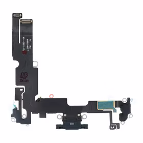 Įkrovimo lankstus USB IPHONE 14 Plus juodas (ištrauktas)