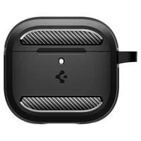 Spigen Rugged Armor dėklas AirPods 4 - juoda