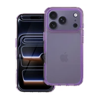 MATRIX CLEAR dėklas telefonui IPHONE 17 Pro šviesiai violetinis