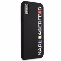 Karl Lagerfeld Blizgus Bauhaus iPhone X/XS Dėklas - juoda