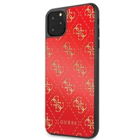  Guess GUHCN654GGPRE iPhone 11 Pro Max - raudonas Glitter