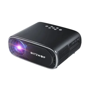 BlitzWolf BW-V4 1080p LED projektorius, Wi-Fi + Bluetooth (juodas)