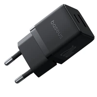 Baseus Palm 20W USB-C USB-A sieninis įkroviklis - juodas