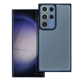 VARIETE dėklas telefonui SAMSUNG S23 Ultra tamsiai mėlyna