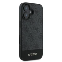 Guess 4G apatinė juostelė dėklas telefonui iPhone 16 Plus 6.7" - pilka
