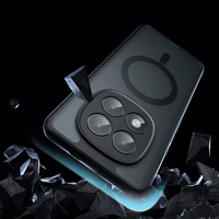 "Tech-Protect MagMat MagSafe" dėklas "Xiaomi Redmi Note 15 Pro 5G" - juodas