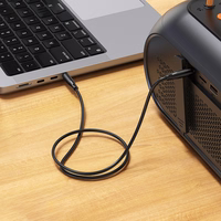 Borofone Kabelis AUX BL26 Standartinis - jack 3,5mm į jack 3,5mm - 1 metras juodas