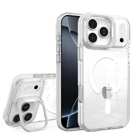 Dėklas LENS MAG COVER suderinamas su MagSafe telefonui IPHONE 11 baltas