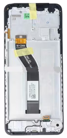 Ekranas Xiaomi Redmi 14C 4G/Poco C75 su lietimui jautriu stikliuku ir rėmeliu Black originalus (service pack)