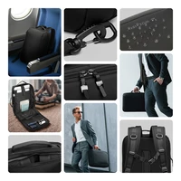 Wozinsky Premium 15,6'' nešiojamojo kompiuterio kuprinė / krepšys su dirželiu - juoda