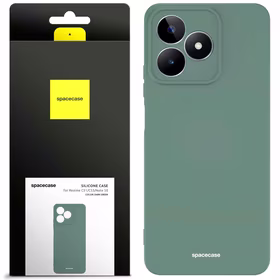 Spacecase Dėklas Silicone Case Realme C51/C53/Note 50 tamsiai žalias