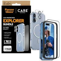 CARE by PanzerGlass flagmanas tyrinėtojas 3in1 dėklas + stiklas + lęšis iPhone 17