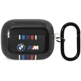 BMW BMAP22SWTK AirPods Pro dėklas juoda/juoda Daugybė Spalvotų Linijų
