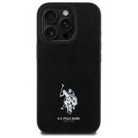 US Polo USHCP15XPGEK iPhone 15 Pro Max 6.7" juodas/juodas Odinis išsiuvinėta DH spalva