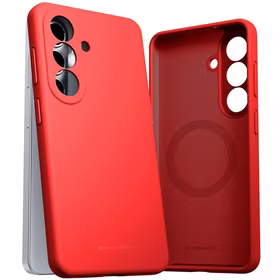 Dėklas Mercury Pure Magsafe Silicon Case Samsung A376 A37 5G raudonas