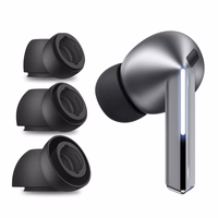 Tech-Protect ausų pagalvėlės Samsung Galaxy Buds 3 Pro S / M / L dydžiai - juodos (3 vnt.)
