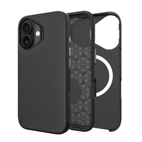 Dėklas Perfectionists Triangle Mag Case Apple iPhone 16 juodas