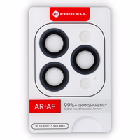 Forcell Premium grūdintas kameros objektyvo stiklas – iPhone 15 Pro / 15 Pro Max mėlynos titano spalvos
