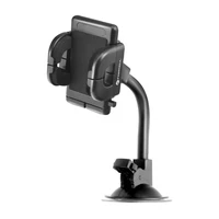 FORCELL F-GRIP Regular 17 cm automobilio laikiklis priekinio stiklo / prietaisų skydelio / oro angai juodas