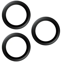 PanzerGlass Hoops grūdintas stiklas lęšių apsauginis stiklas iPhone 17 Pro / 17 Pro Max / 16 Pro / 16 Pro Max Juodas