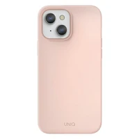 Uniq Lino dėklas telefonui iPhone 13 - rožinė