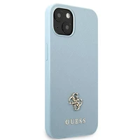 Guess GUHCP13SP4TPB iPhone 13 mini 5.4 Blue/Blue hardcase 4G Triangle Logo Cardslot