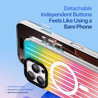 Dėklas Dux Ducis Zest Apple iPhone 16 Pro Gradient Rainbow