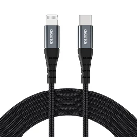 Choetech IP0039 USB-C / Lightning MFi kabelis, 1,2 m ilgio - juodas