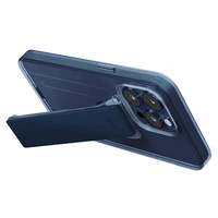 Uniq dėklas Heldro Mount su stovu iPhone 15 Pro 6.1" mėlynas