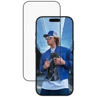 PanzerGlass itin platus EasyAligner grūdintas apsauginis stiklas iPhone 17 / 16 Pro telefonui