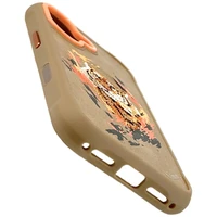 Nimmy Tiger Magnetinis dėklas telefonui iPhone 17 - šviesiai rudas