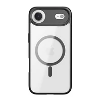 Rock Guard Objektyvo Apsauga Serijos Magnetinis Dėklas Iphone 17 Air permatomas-juodas