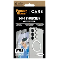 CARE by PanzerGlass Flagship 3in1 dėklas + stiklas + lęšio apsaugos rinkinys Samsung Galaxy S25+